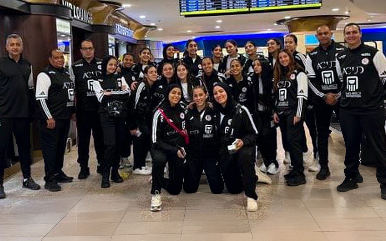 منتخب مصر لناشئات كرة اليد فى مواجهة روسيا ببطولة العالم بالمغرب