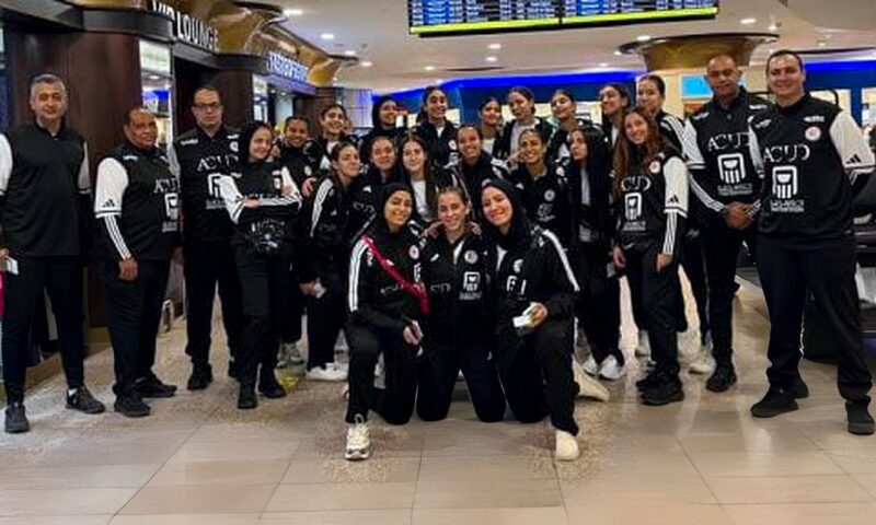منتخب مصر لناشئات كرة اليد فى مواجهة روسيا ببطولة العالم بالمغرب