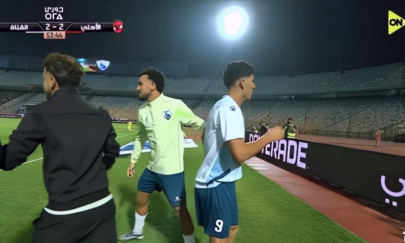 حازم أبو سنة يسجل هدف التعادل للقناة أمام الأهلي (2-2)