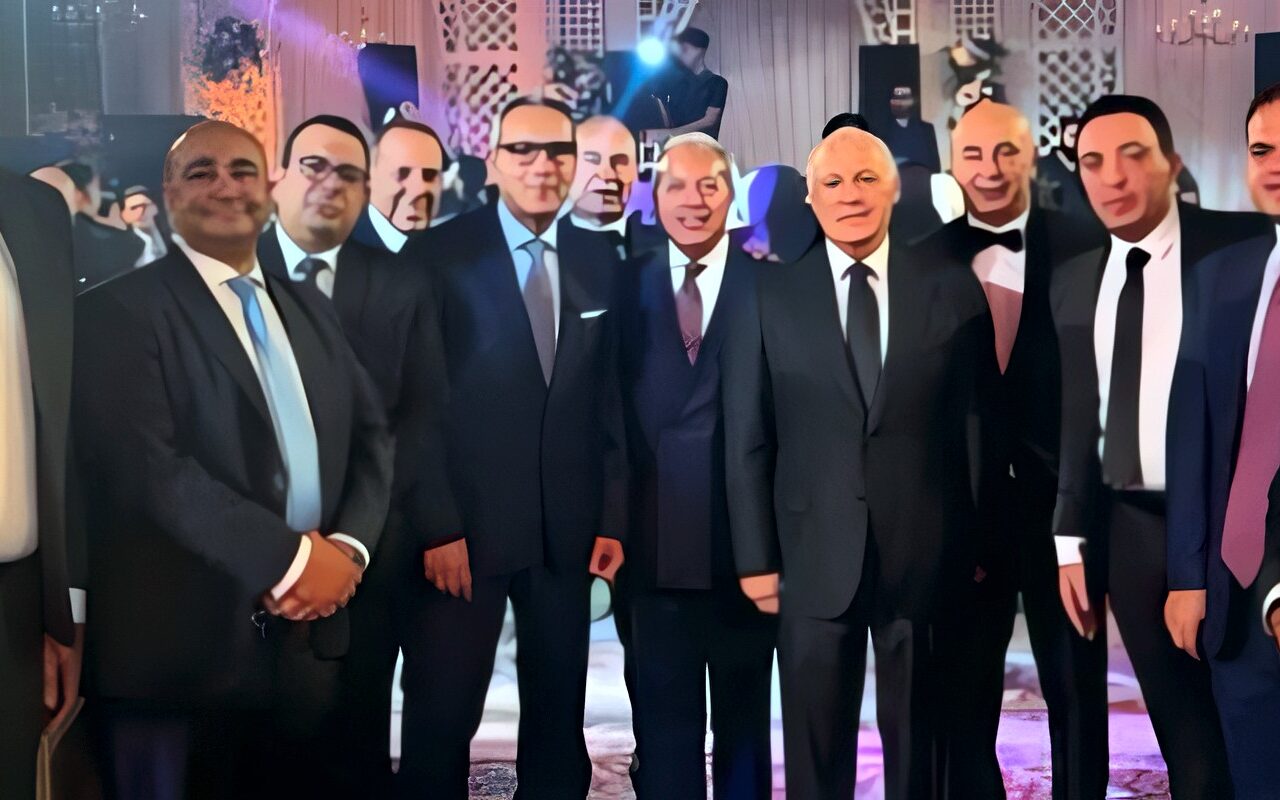حفل زفاف نجل إبراهيم حسن يجمع التوأم بأبوريدة والدرندلي