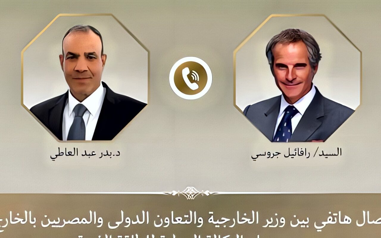 وزير الخارجية يؤكد لمدير الوكالة الدولية للطاقة الذرية رفض الحلول العسكرية للأزمة الراهنة