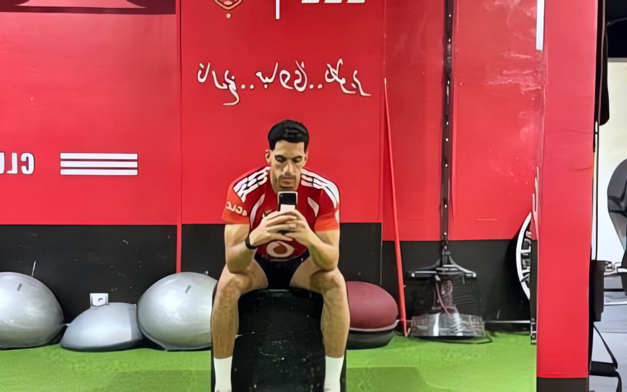 شوبير «العريس» يتدرب فى الجيم ويستعد للظهور مع الأهلي أمام مودرن سبورت
