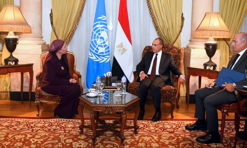 وزير الخارجية يلتقي السكرتير التنفيذي لاتفاقية الأمم المتحدة لمكافحة التصحر