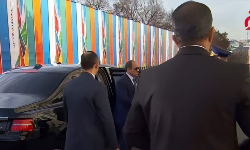 فخامة الرئيس السيسى يصل مقر القمة الروسية الأفريقية الثالثة