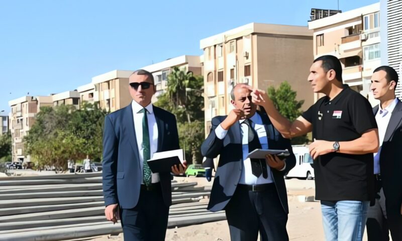 وزير الرياضة يتفقد قطعة أرض مخصصة لمنشأة رياضية فى 6 أكتوبر