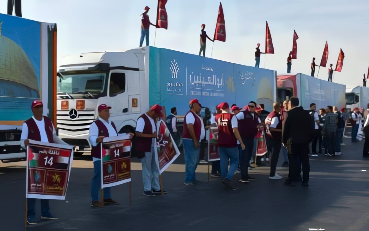 التحالف الوطنى يطلق القافلة الإغاثية الـ14 لدعم الأشقاء فى قطاع غزة