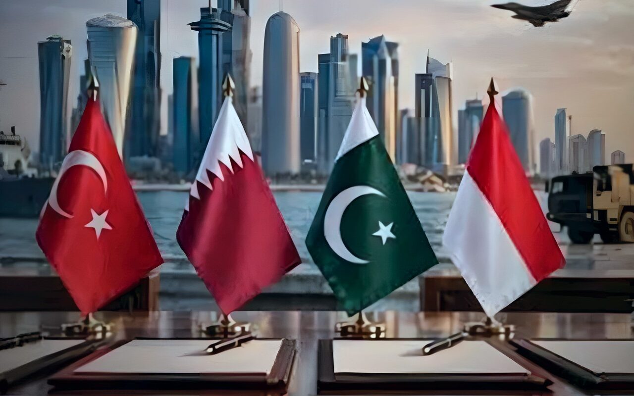 تركيا وباكستان توقعان مذكرة “بدر” الدفاعية مع قطر وإندونيسيا