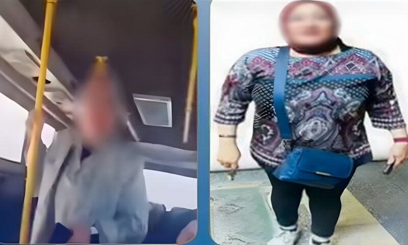 سيدة تنتحل صفة ضابطة شرطة وتتعدى على سائق أتوبيس بسبب ثمن تذكرة