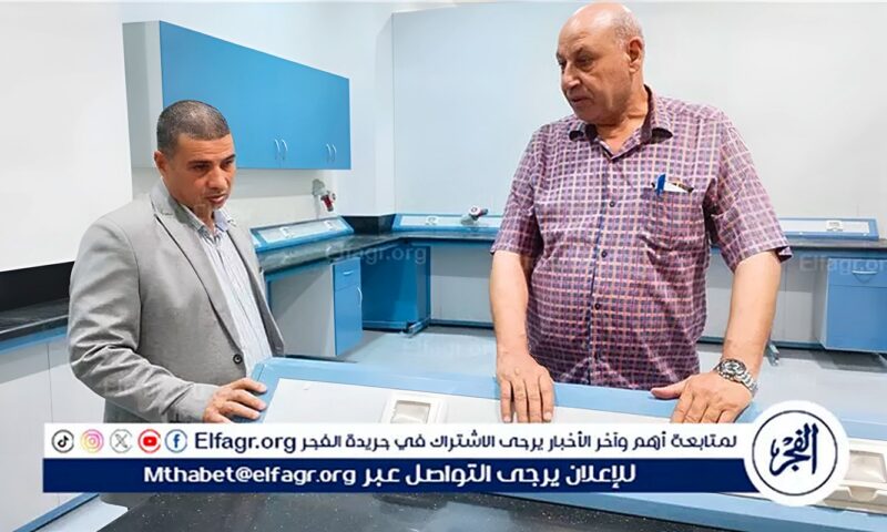 رئيس جامعة أسيوط التكنولوجية يتفقد التجهيزات النهائية للورش والمعامل الجديدة تمهيدًا لاستلامها