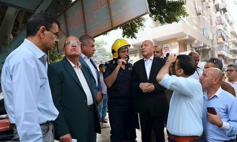 محافظ القاهرة يأمر بتشكيل لجنة هندسية لبيان مدى تأثر المباني المجاورة لعقار حدائق القبة المنهار