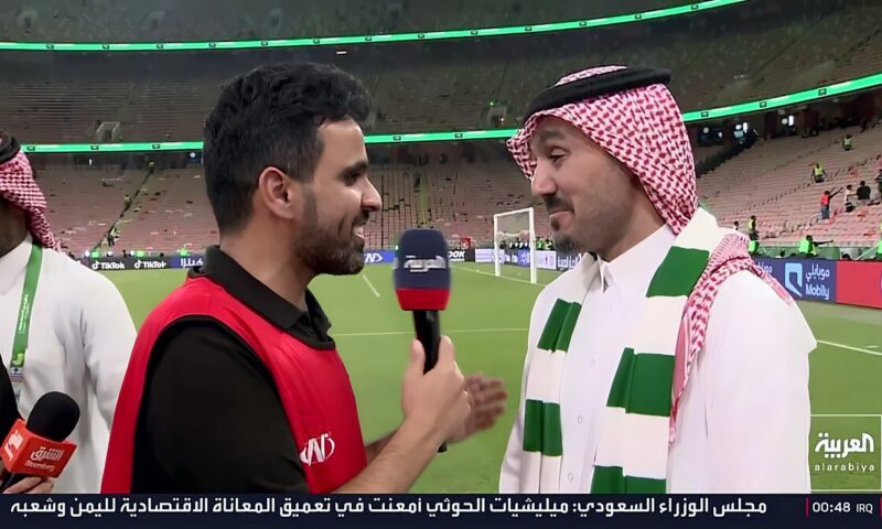 وزير الرياضة السعودي للعربية: اللاعبون أظهروا إصراراً على تحقيق اللقب