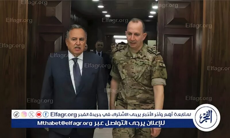 قائد الجيش اللبناني يستقبل الأمين العام لجامعة الدول العربية