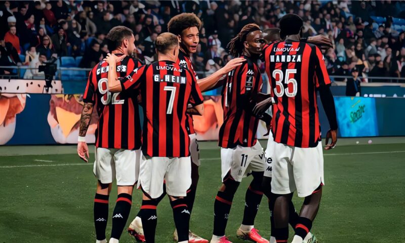 الدوري الفرنسي، نيس يتقدم بثلاثية على رين في الشوط الأول