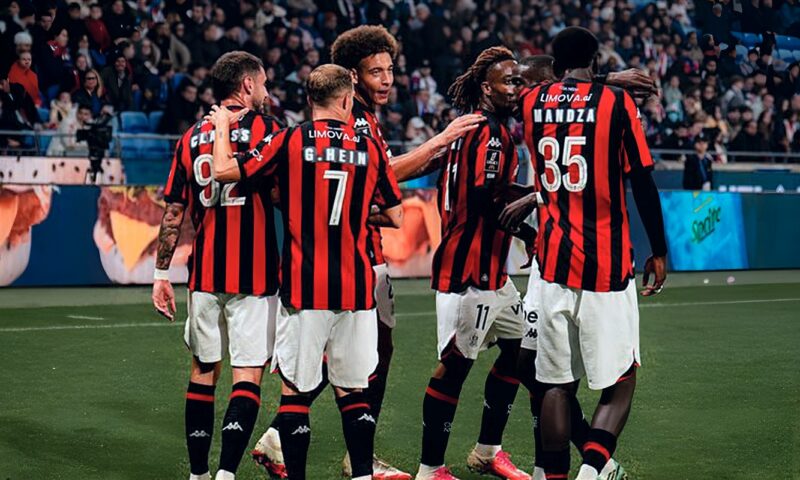 الدوري الفرنسي، ليون يتقدم على نيس 1/2 في الشوط الأول