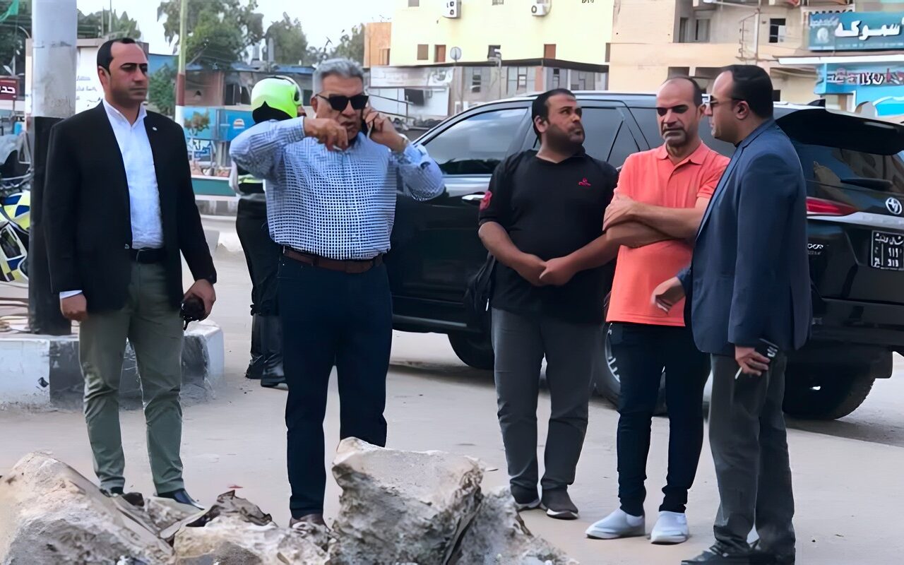 محافظ الدقهلية يتابع أعمال تطوير شارع الجيش والمركز التكنولوجي في شربين