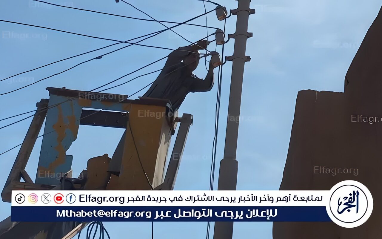 محافظ أسيوط:رفع كفاءة الإنارة العامة بقرية بني حسين بمركز أسيوط