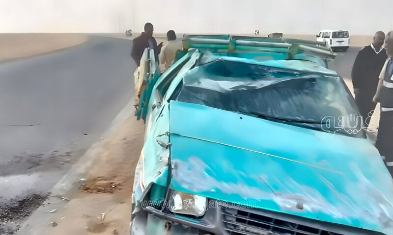 إصابة 10 أشخاص في انقلاب سيارة نقل بطريق العلاقي بأسوان