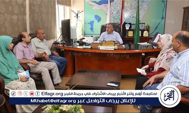 رئيس مياه الفيوم يبحث خطط إحلال وتجديد شبكات المياه وتحديث مواقع المحابس
