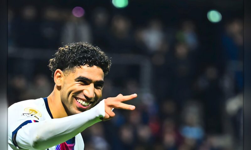 حكيمي يقود سان جيرمان لفوز كبير على لوهافر في الدوري الفرنسي