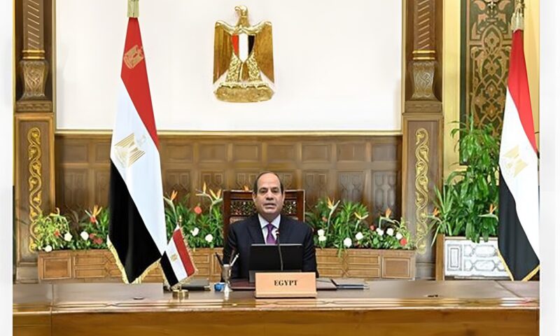 السيسي: مستمرون في الدفع بالحل السياسي للأزمة السودانية لإنهاء الحرب ورفع المعاناة الإنسانية