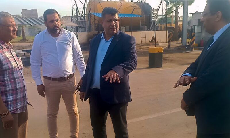 رئيس شركة الصرف الصحي بالإسكندرية يتفقد سير العمل بمحطة التنقية الشرقية
