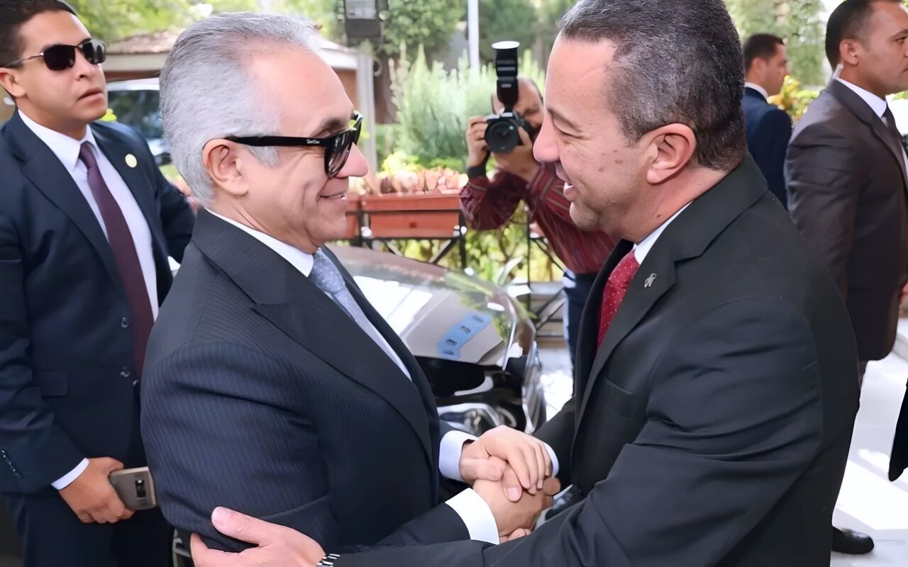 محافظ المنوفية يستقبل وزير العدل لافتتاح مكتب الشهر العقاري ووضع حجر أساس نادي القضاة