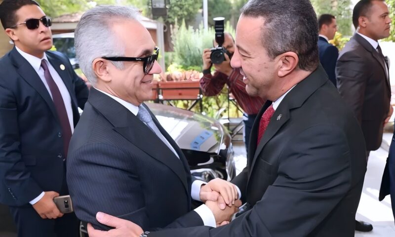محافظ المنوفية يستقبل وزير العدل لافتتاح مكتب الشهر العقاري ووضع حجر أساس نادي القضاة