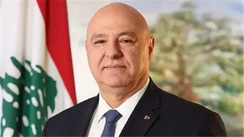 الرئيس اللبناني يطالب وزير الخارجية الأمريكي بالضغط على إسرائيل