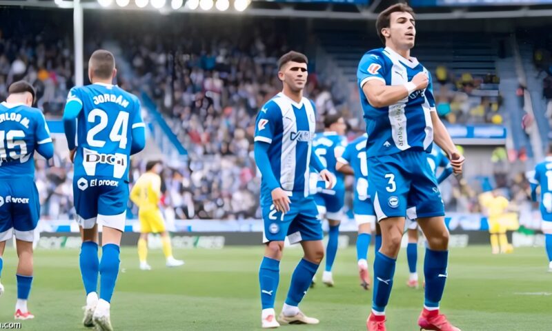 ديبورتيفو ألافيس يتقدم على مالاجا بهدف دون رد في الشوط الأول بالدوري الإسباني
