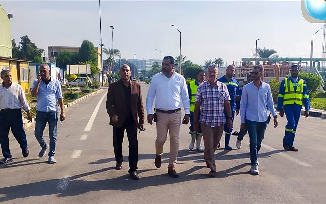 لجنة من الشركة القابضة تتابع استعدادات صرف صحي الإسكندرية لموسم الأمطار