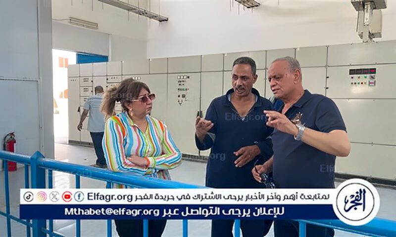رئيس مياه أسيوط يفاجئ محطة الطوابية المرشحة بالفتح اليوم