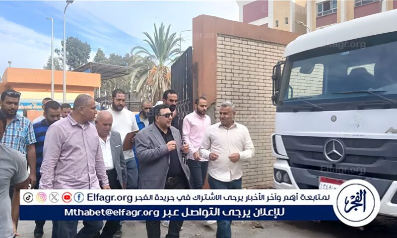 رئيس مياه القناة يتفقد جراج سيارات والورشة الميكانيكية المركزية ومحطة ابوعطوة الرئيسية