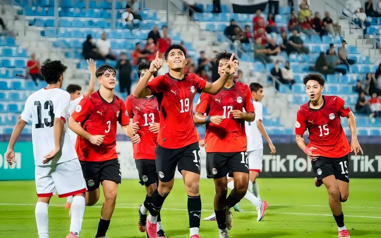 منتخب مصر يكتسح العراق بخماسية نظيفة ويحقق العلامة الكاملة بكأس الخليج للناشئين