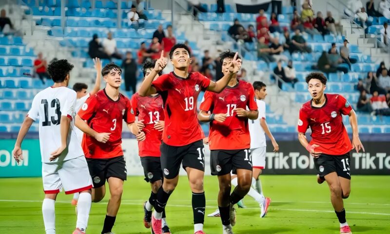 منتخب مصر يكتسح العراق بخماسية نظيفة ويحقق العلامة الكاملة بكأس الخليج للناشئين