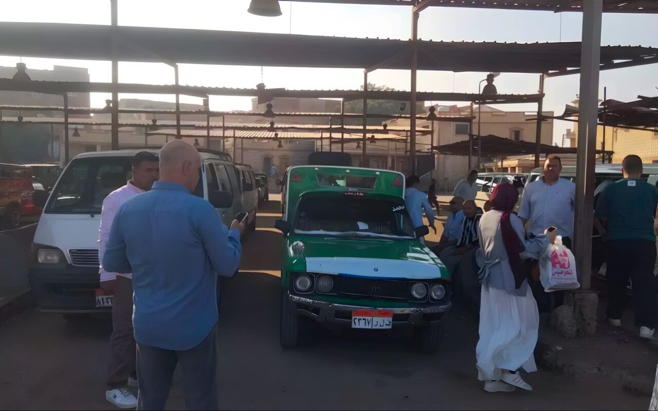 حملة مكبرة علي سيارات الأجرة بمركز طامية بالفيوم