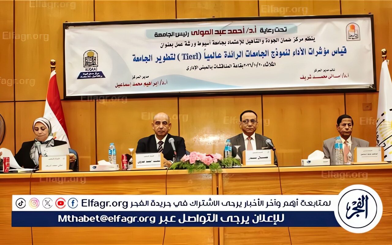 بحضور نائبا رئيس الجامعة… جامعة أسيوط تنظم ورشة عمل حول قياس مؤشرات الأداء وفق نموذج الجامعات الرائدة عالميًا