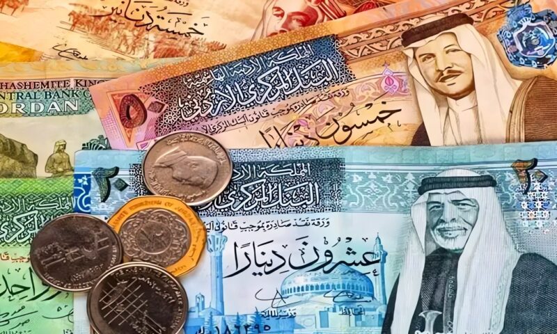 ارتفاع سعر الدينار الأردني مقابل الجنيه في بنك مصر اليوم الإثنين