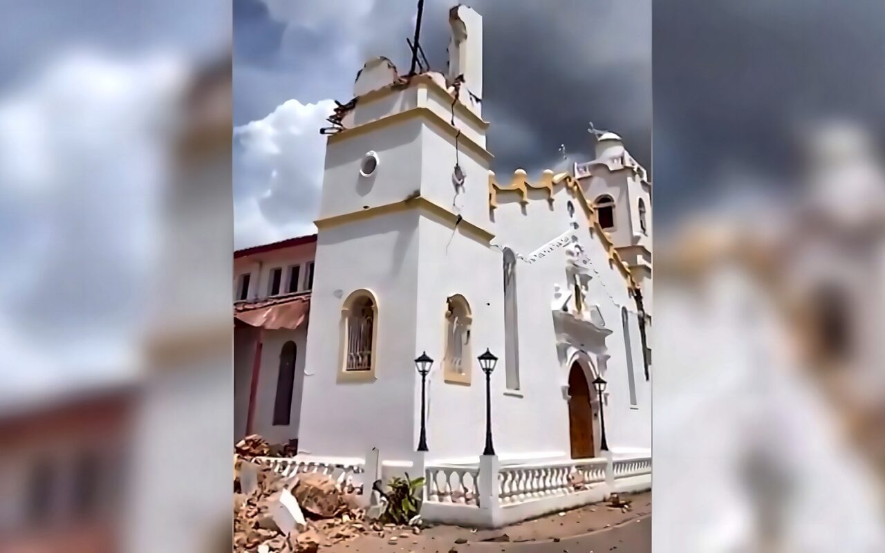 مشاهد تُظهر بعض آثار الدمار الناجم عن زلزال قوي في بنما