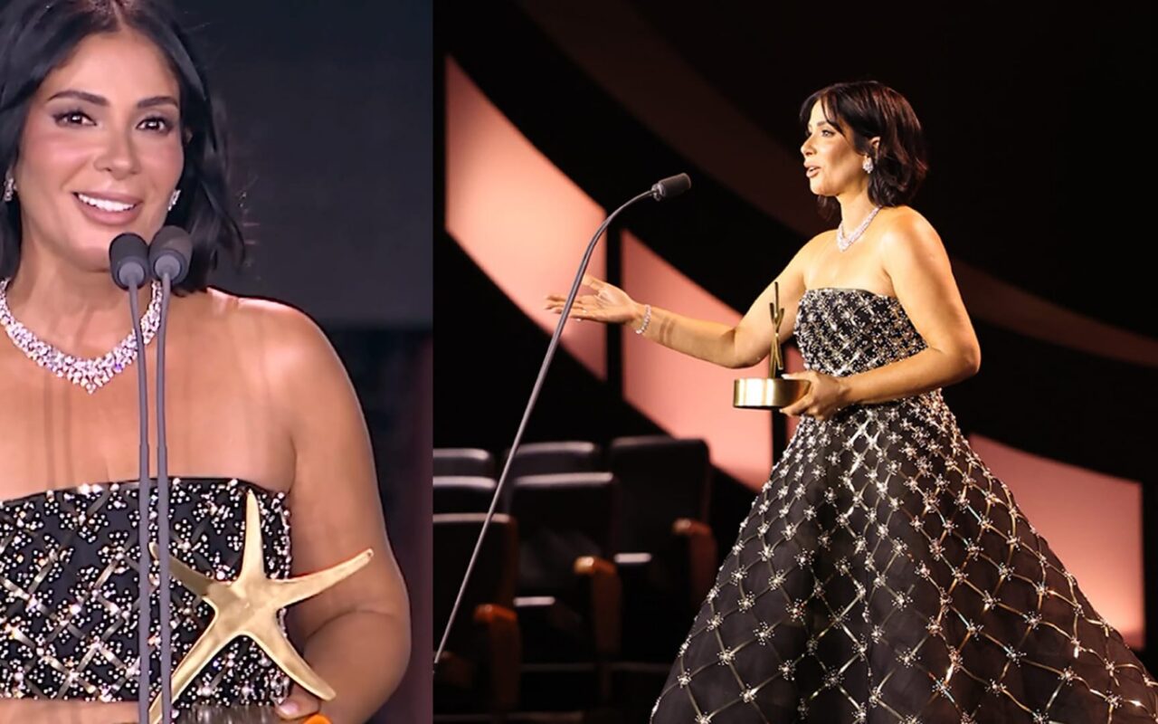 “لا تدعوا الخوف يتحكم بكم”.. كلمة مؤثرة لمنى زكي عقب تكريمها في مهرجان الجونة السينمائي