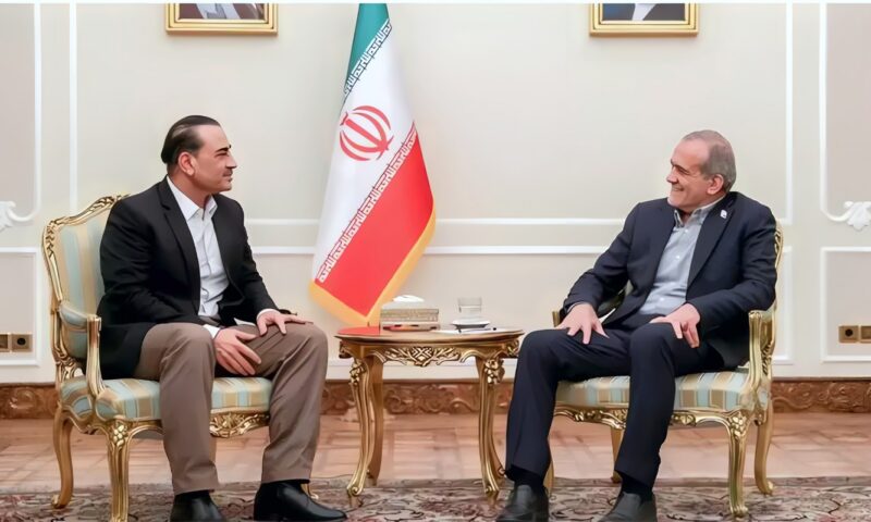 الرئيس الإيراني يلتقي قائد الجيش الباكستاني في طهران