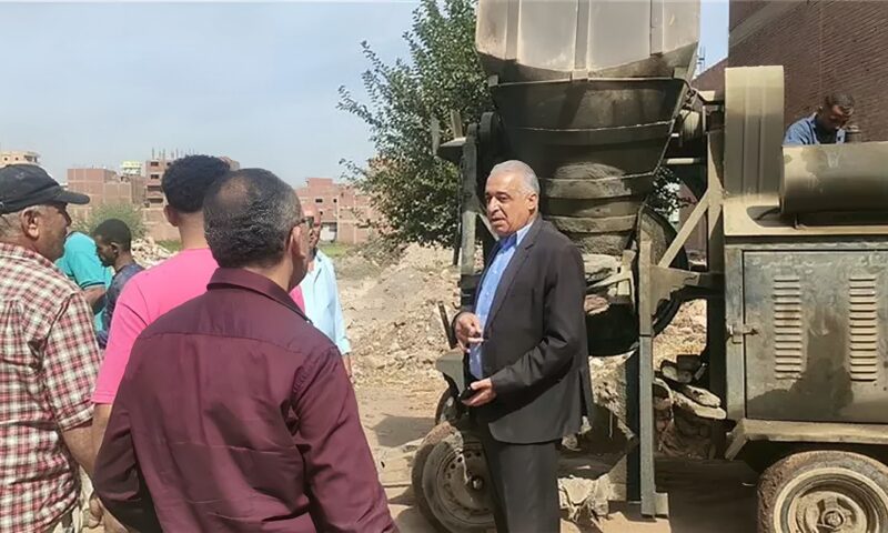 محافظ القليوبية يوجه بإزالة مخالفات البناء من المهد بحوضي العمدة وثابت في ميت حلفا