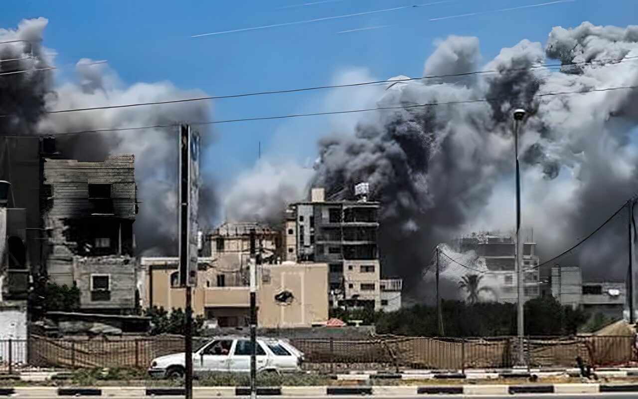 استشهاد 5 فلسطينيين في غارتين إسرائيليتين على غزة