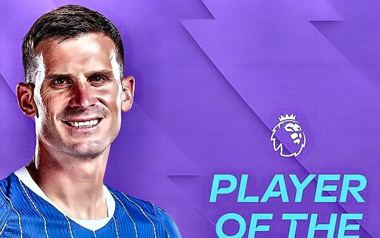 باسكال جروس لاعب الشهر في الدوري الإنجليزي