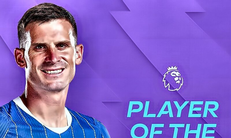 باسكال جروس لاعب الشهر في الدوري الإنجليزي