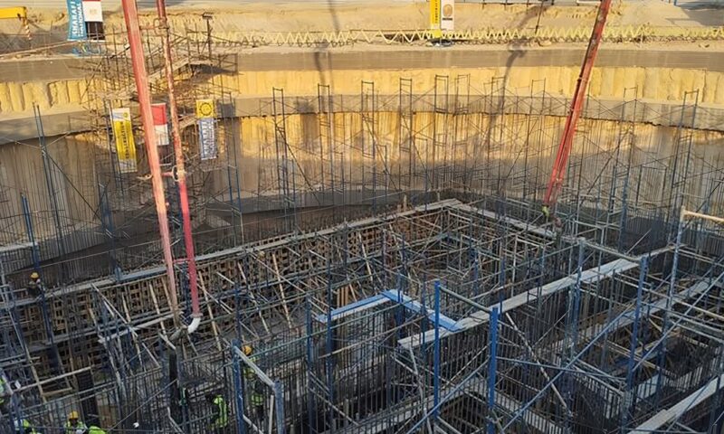 معدلات تنفيذ مشروعات البنية التحتية بحدائق العاصمة