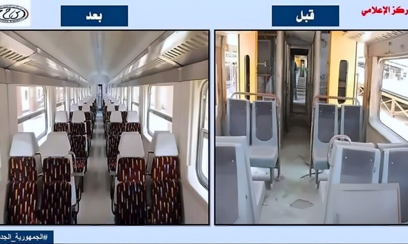 السكك الحديدية: تطوير نظم الإشارات والمحطات، تحديث 33 ورشة وإنشاء 8 ورش جديدة