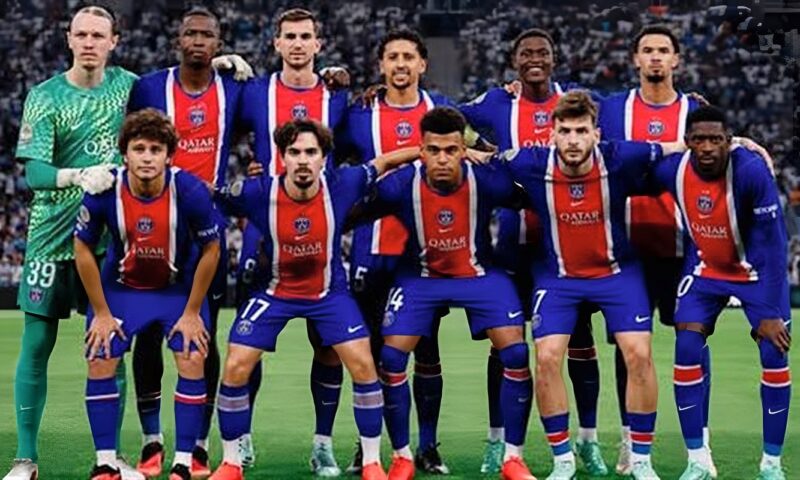 الدوري الفرنسي، التشكيل الرسمي لمباراة باريس سان جيرمان ضد لومان