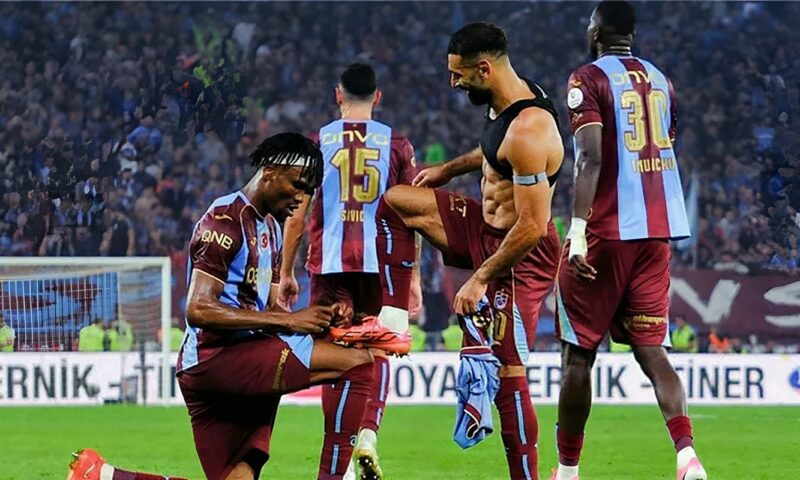 محمد صلاح يسجل الهدف الثاني لطرابزون سبور أمام بشكتاش