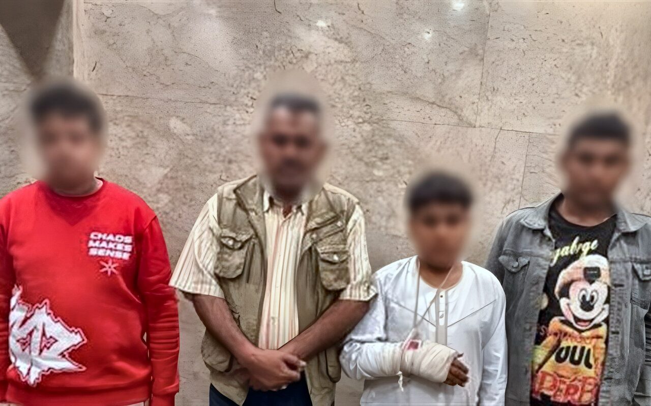 ضبط عامل ونجليه في واقعة تعدٍّ على شاب بالقليوبية