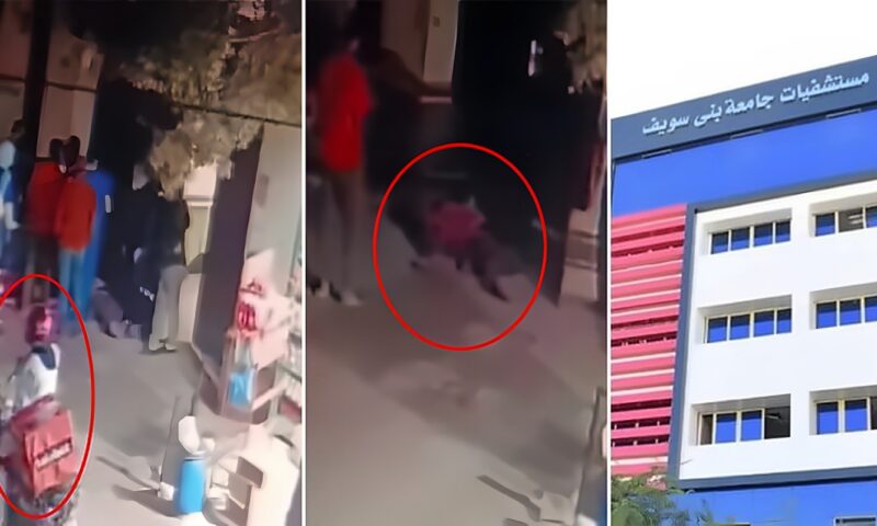 مات على أبواب التأمين الصحي، مستشفى بني سويف الجامعي رفضت دخول مريض وسمحت للدليفري!